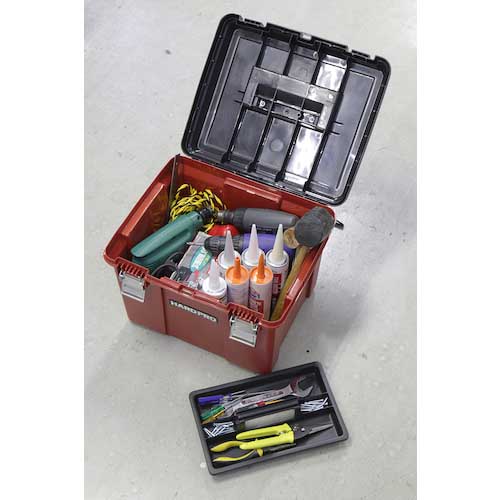 アイリスオーヤマ 226181 ハードプロ 45 ダークグレー/レッド HM-45の