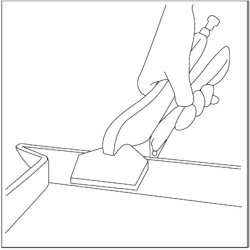 エビ バイスプライヤー 板金用 197mm VB200N