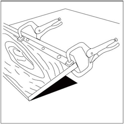 エビ バイスプライヤー C型(皿付) 165mm VC150S