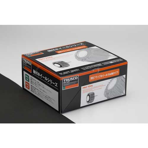 TRUSCO 薄型フラップホイール 50X5X6 #60 5個入 UF5005-60