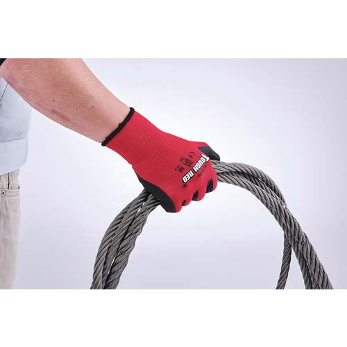 アトム ゴム背抜き手袋 “タフレッド” 3双組 M 1470-3P-M