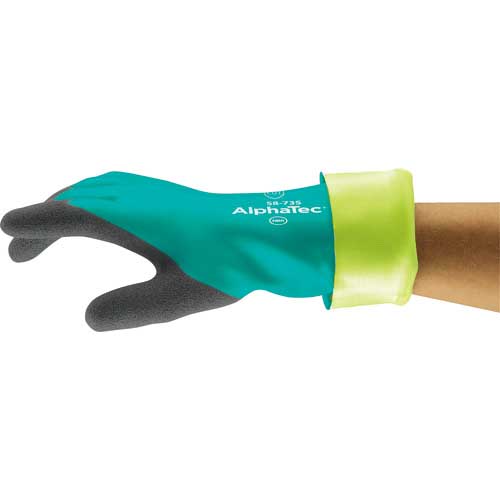 Ansell 耐薬品・耐切創手袋 アルファテック 58-735 Mサイズ 58-735-8
