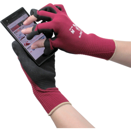 【廃番】トワロン 指先が出せる便利な手袋 M 952-Mの通販｜現場市場