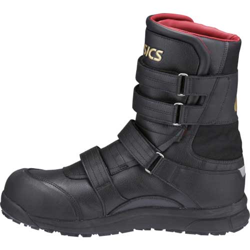 【廃番】アシックス ウィンジョブ CP401 ブラック×ゴールド 26.5cm FCP401.9094-26.5