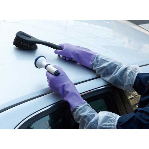 SHOWA 腕カバー付手袋厚手 No140 ピンク Mサイズ NO140-MP