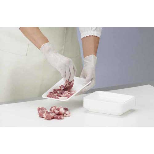 SHOWA ニトリルゴム使い捨て手袋 No884 ニトリスト・ホワイト 100枚入 Sサイズ NO884-S