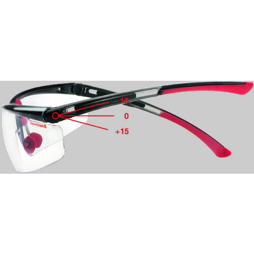 【アウトレット】ハネウェル 保護メガネ アダプテック スモークレンズ 紺+グレー 幅狭 T5900NBLSJ