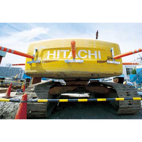 つくし 重機接触防止装置 エスカルバー (3台セット) 5458