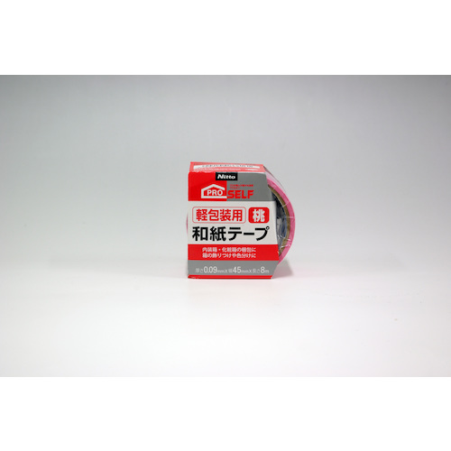 【アウトレット】ニトムズ 和紙テープ 45mmX8m 桃 J6816
