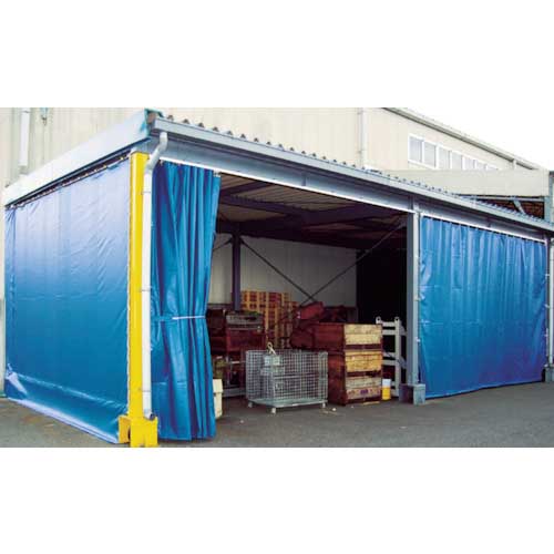 TRUSCO ターポリンシート ブルー 1800X3600 0.35mm厚 TPS1836-B