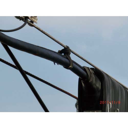 TRUSCO ケーブルしばりひも 幅3mmX長さ100m 黒 TR-3100CV