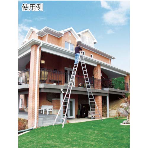 ハセガワ リトルジャイアント スカイスクレーパー 伸縮式長尺脚立6.18M(16470) LG-10121
