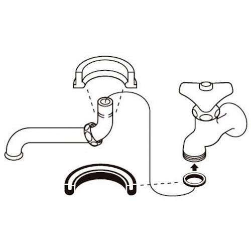 SANEI パイプパッキンセット 水栓補修部品 パイプ径16mm用 PP43A-1S-16