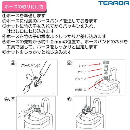 TERADA ファミリー水中ポンプ 50/60HZ SL-102の通販｜現場市場