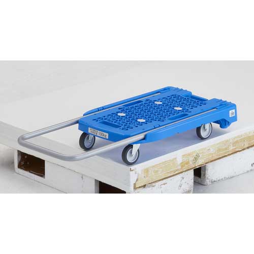 TRUSCO 樹脂台車 アクロキャリー 600X390 ブルー AC-1-B