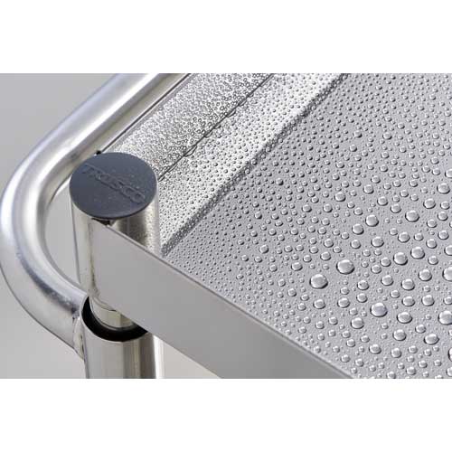 TRUSCO ステンレスワゴン クリーンフェニックスワゴン SUS304 W900×D600×H600 2段 SUS金具 CPE3-692SC