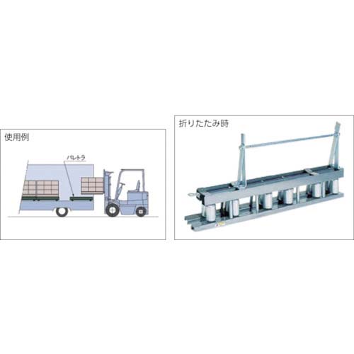 セントラル パレット移動台車 パレトラ(ストップ機構付) PR1000