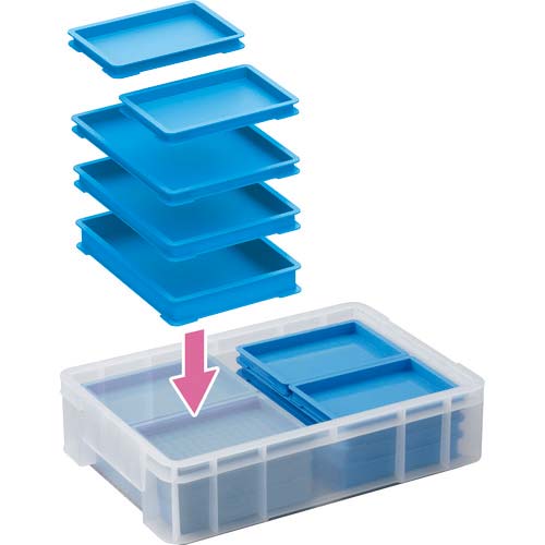 積水 PZ型コンテナ PZ-0005 ブルー 青