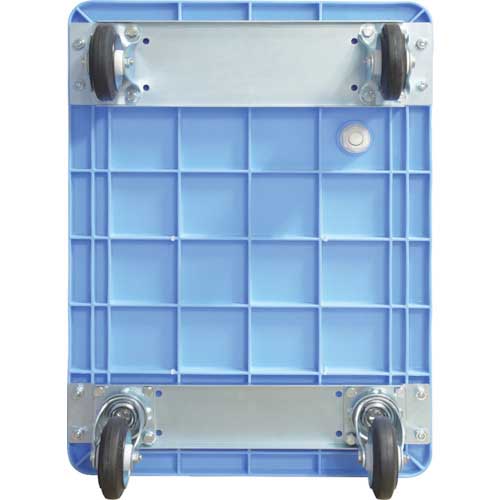 積水 S型コンテナ S-200 キャスター底栓付 青 S-200CS