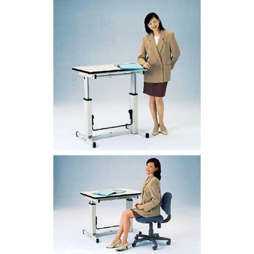 TRUSCO アップダウン作業台 1200X900XH730-980 UP-1200