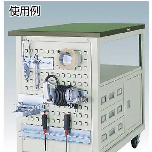 TRUSCO VD型引出付大型ツールワゴン 1010X600XH880 緑 VD-202