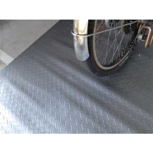 ワニ印 塩ビ養生マット ヤバネ シルバー 1.4mm厚×920mm×20m巻 003026