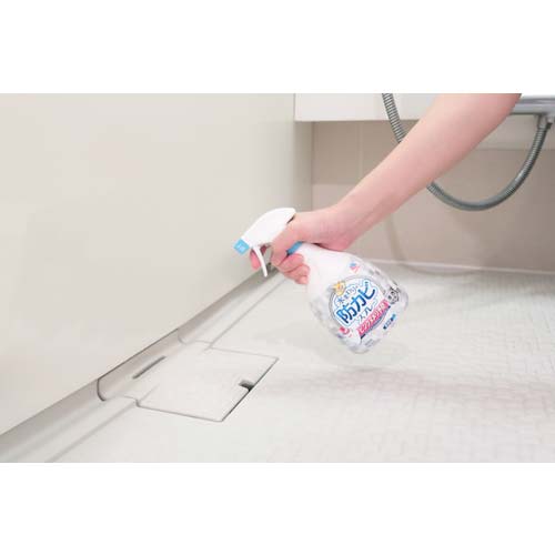 【廃番】アース 防カビ剤用つめかえ らくハピ 水まわりの防カビスプレー ピンクヌメリ予防 ローズの香り つめかえ用 654816