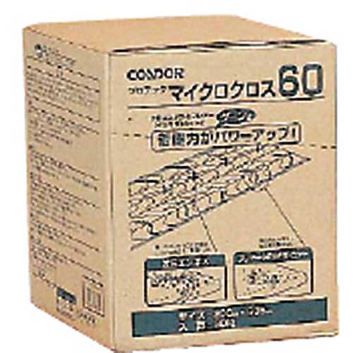 コンドル プロテック ダスターモップ用クロス マイクロクロス 60(30枚入) C75-15-060X-MB