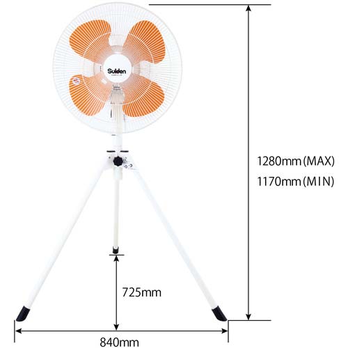 Suiden 工場扇 スタンドタイプ VSシリーズ ポッキンプラグ付 ハネ45cm 100V SF-45VS-1VPP