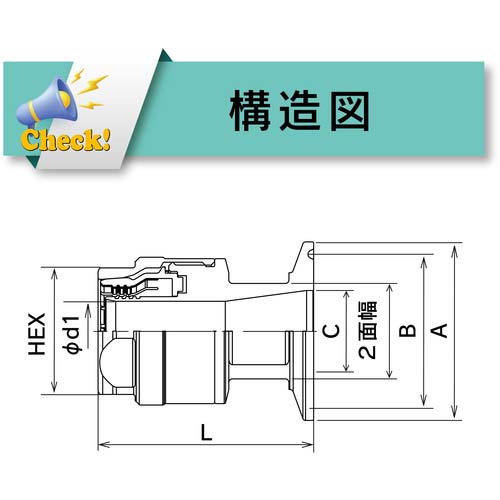 TOYOX ホース継手(フェルール) トヨコネクタ TC3-FS型 適合ホース25ミリ 継手規格1STC3-FS25-1S TC3-FS25-1S