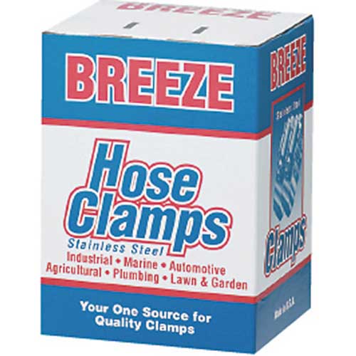 BREEZE ステンレスホースバンド 締付径14〜27mm (10個入) 300 10 H JP