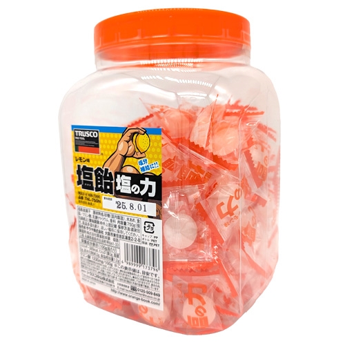TRUSCO 【※軽税】 塩飴 塩の力 750g レモン味 ボトルタイプ TNL-750N