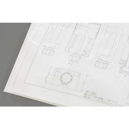 TRUSCO ファスナー付図面ケース A1 0.1mm厚 ZMC-A1