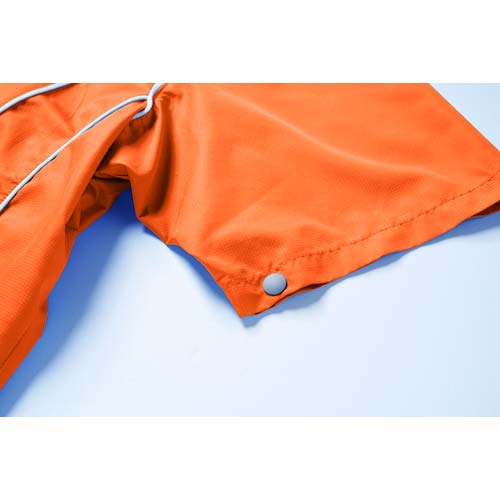 空調服 ポリ製半袖ウエアのみ オレンジ 5L KU91720-C30-S7