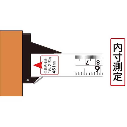 シンワ 3倍尺 のび助 一方向式2 D13尺5寸 併用目盛 65194