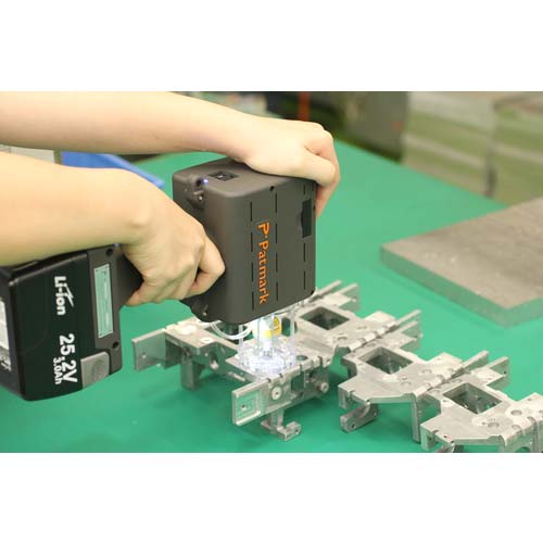 トーチョーマーキン 刻印機 Patmark-mini バッテリーセット ブラック PM-MINI-BA-BK