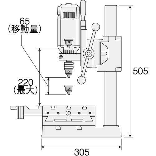 HOZAN 卓上フライス盤 K-280