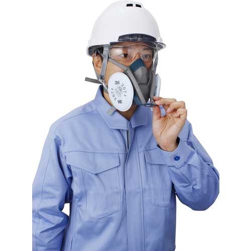 3M 取替式防じんマスク 6500QL/2091-RL3 Lサイズ 6500QL/2091-RL3Lの