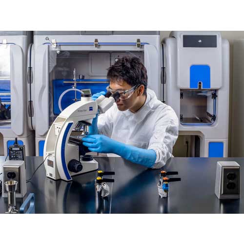 Ansell 耐薬品ニトリルゴム使い捨て手袋 マイクロフレックス 93-243 Sサイズ (100枚入) 93-243-7