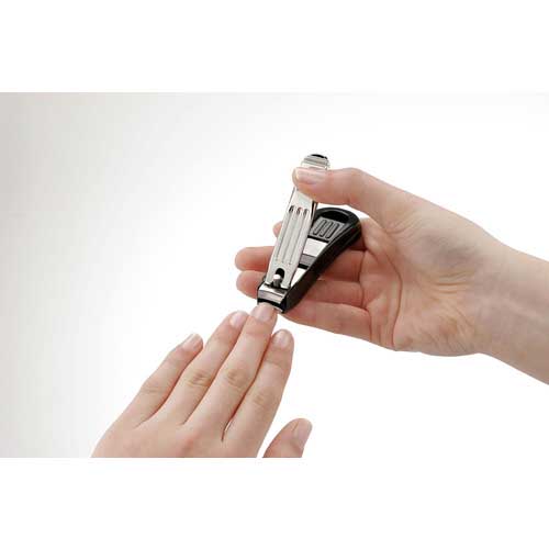 【廃番】GREENBELL キャッチャー付きステンレス製高級つめきり G-1014