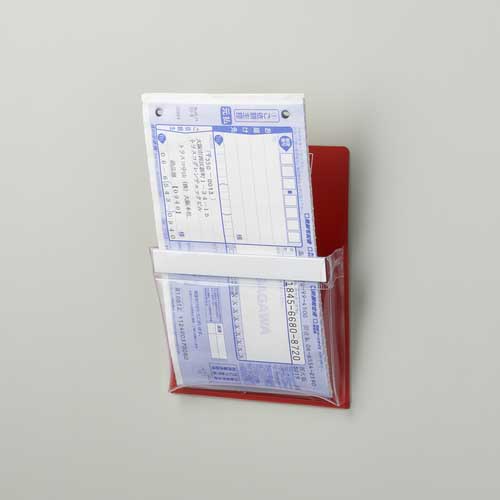 TRUSCO マグネットポケットA6用 赤 MGP-A6-R