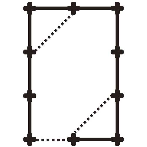 【廃番】SANWA ファミプラ 2人用 1860×2790 FH-21A