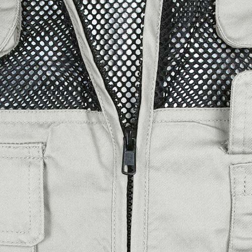 カジメイク メッシュベスト チャコールグレー M 6628-74-M