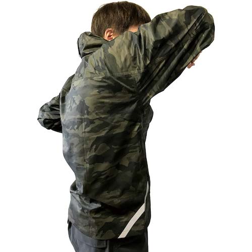 カジメイク ストレッチシールドジャケット レッド S 7570-44-S