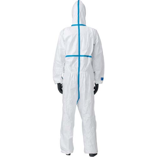 デュポン(TM) タイベック(R) ソフトウェア3型 ワンピース保護服 XL TV-3