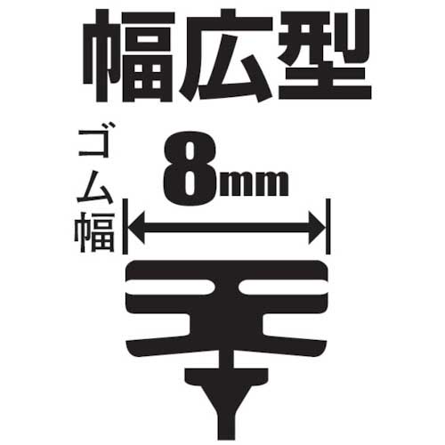 glaco ガラコワイパーパワー撥水 ブレード PB-14 04614