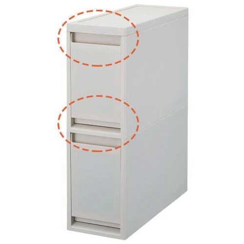 【廃番】TENMA フィッツワーク A4ファイルも入るデスク下引出ケース M2段 110011836