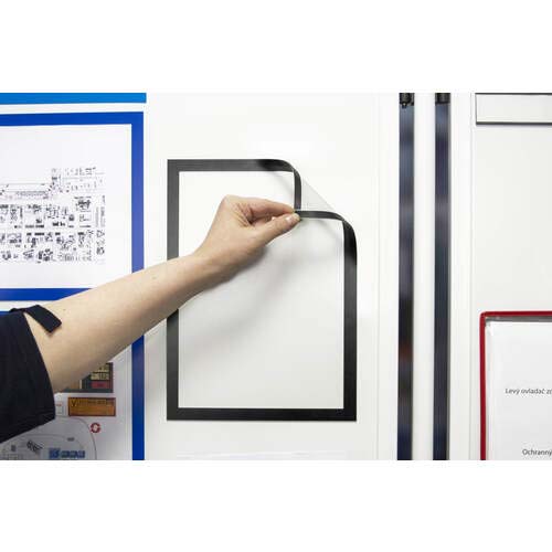 tarifold PVCマグネットフレームA4用 10枚入り ブラック 195237