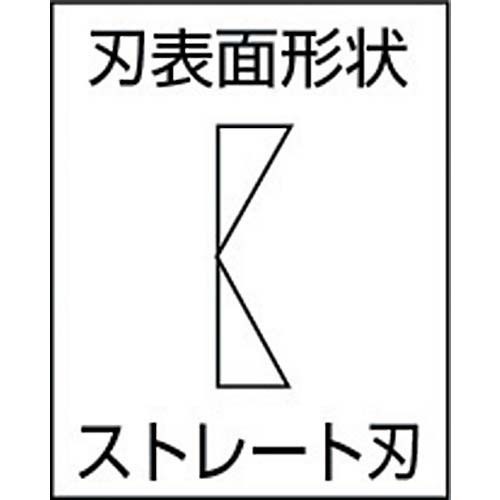 フジ矢 電工名人偏芯薄刃ニッパ(黒金) 7700N-200BG