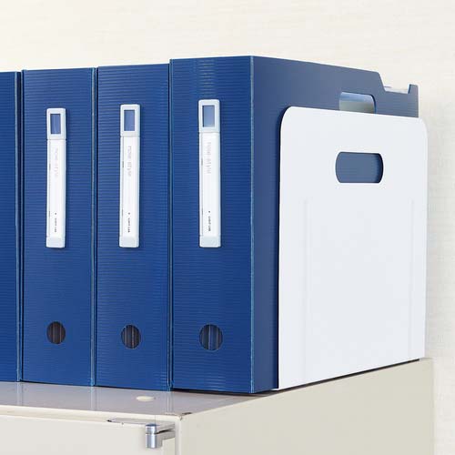 LIHIT ブックエンド・ワイドタイプ(マグネット付)白 A7352-0